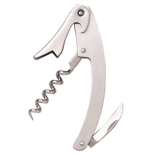 Curved Plastic Corkscrew, Stainless Steel